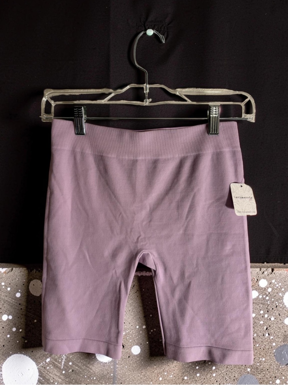 Free People Lilac Bike Shorts